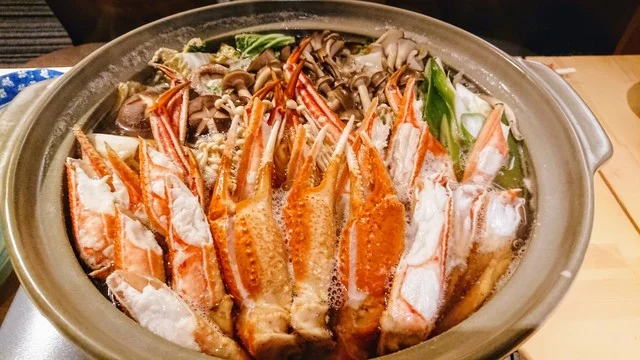 ズワイガニすき鍋