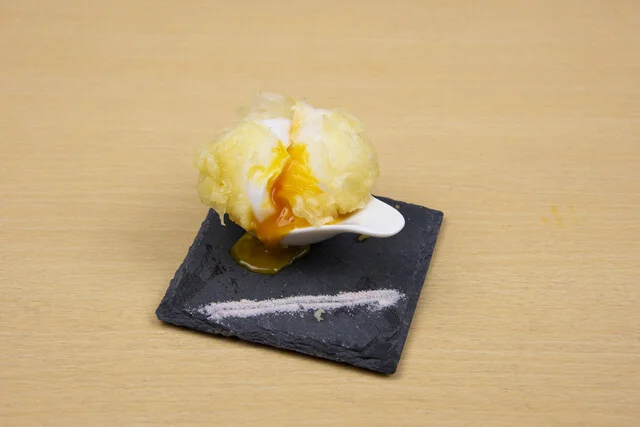 半熟玉子天トリュフ塩