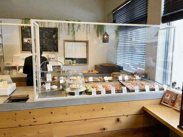 美しく並ぶドーナツ