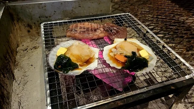 活イカ踊り刺し