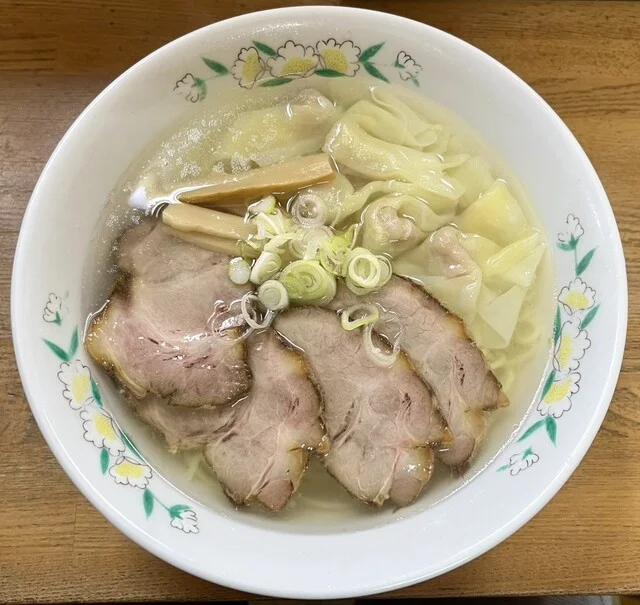 チャーシューワンタンメン（塩）