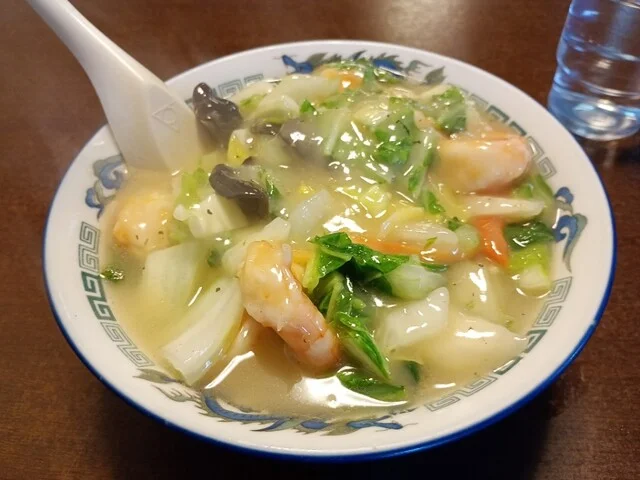 海老あんかけラーメン