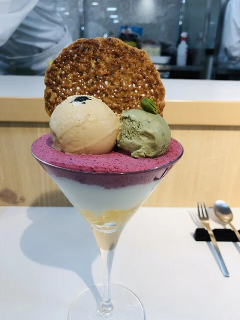 塩キャラメルとピスタチオ