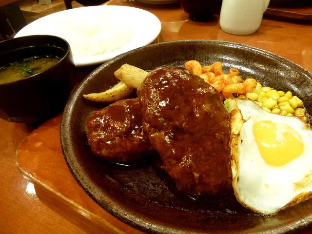 ダブルハンバーグステーキ