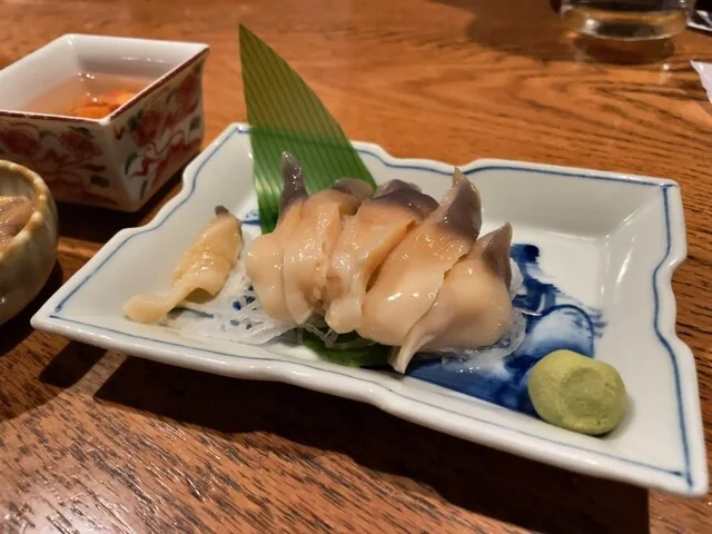 ほっき貝の刺身