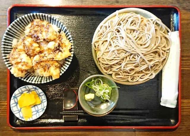 とり天丼セット 全体