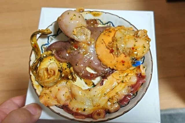 魚貝類ガーリック四種