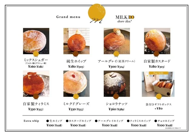 ドーナツの断面