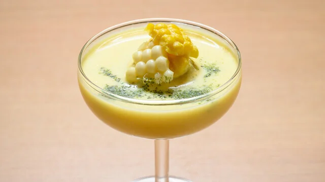 冷製コーンスープ