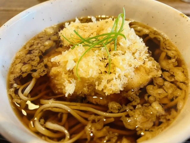 海老かき揚げ蕎麦