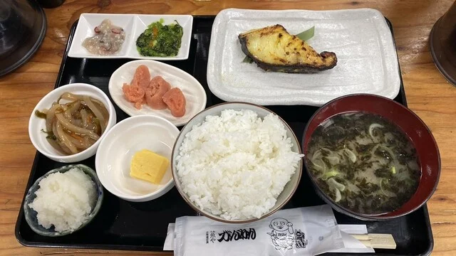 銀だら西京切身焼定食