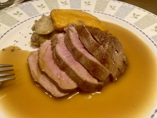 合鴨胸肉のロースト