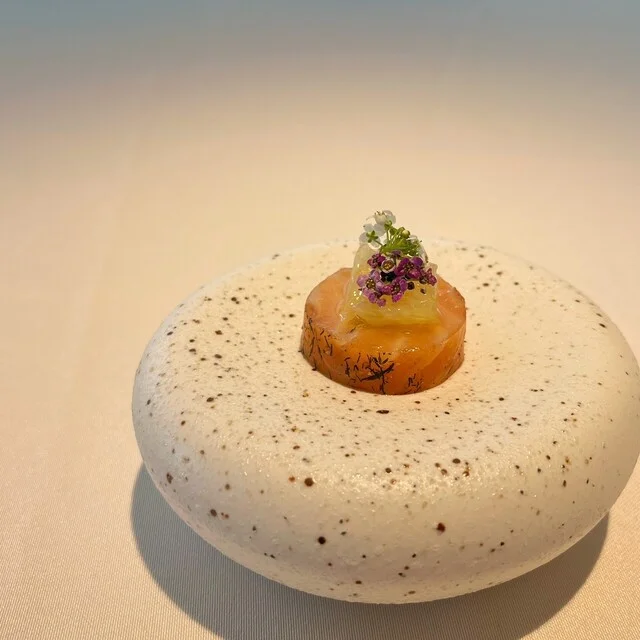 桜鱒のコンフィ