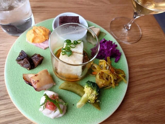 おつまみ満載皿