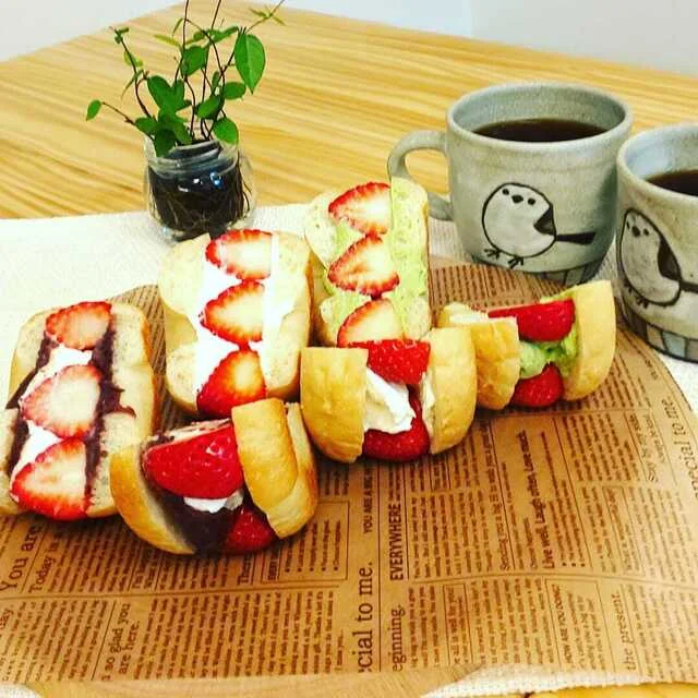 小ぶりベーグルサンド