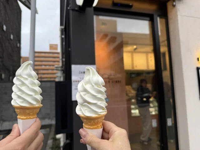 牛乳ソフトクリーム
