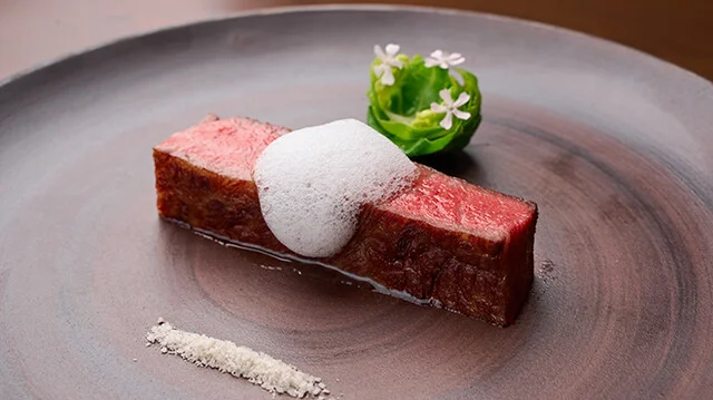 ふらの和牛クリミの低温グリル