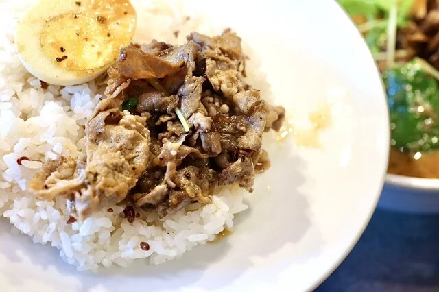 炭焼きラムしゃぶとライス