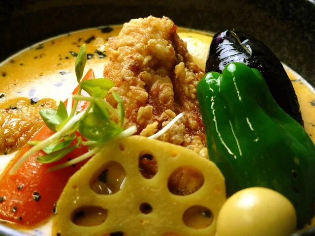 鶏ささみのクリスピーチキンカリー