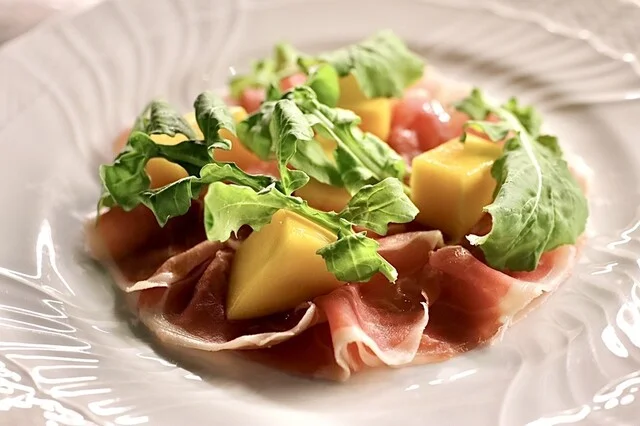 ハモンセラーノ マンゴー添え