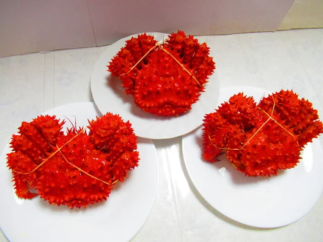 複数の花咲ガニ