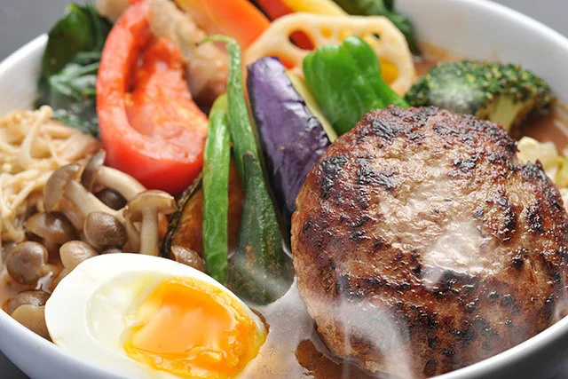 ハンバーグスープカレー