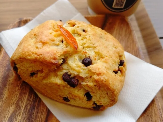 チョコオレンジスコーン