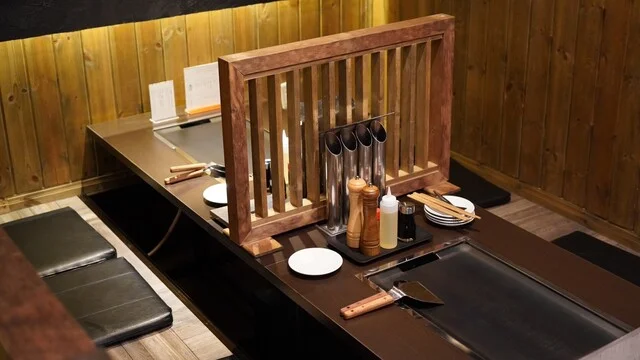 鉄板カウンター