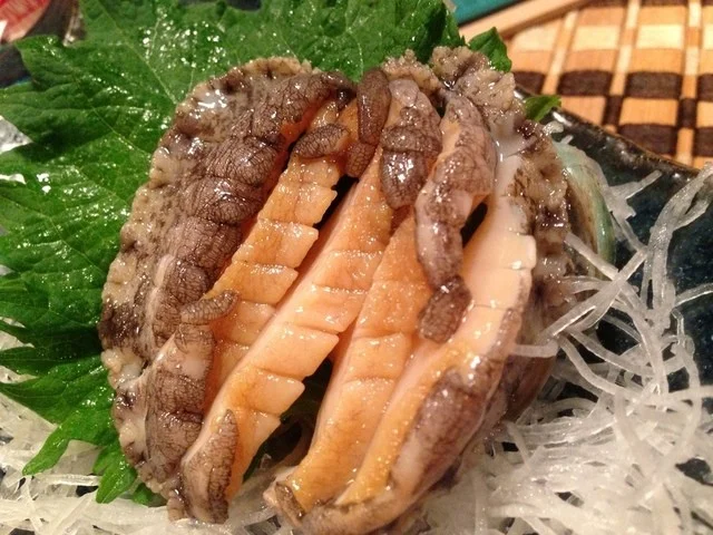 あわびのお造り