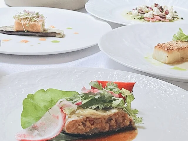 ヴィーガンミルフィーユ４皿