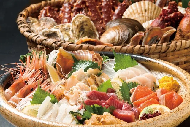 刺身の盛り合わせ