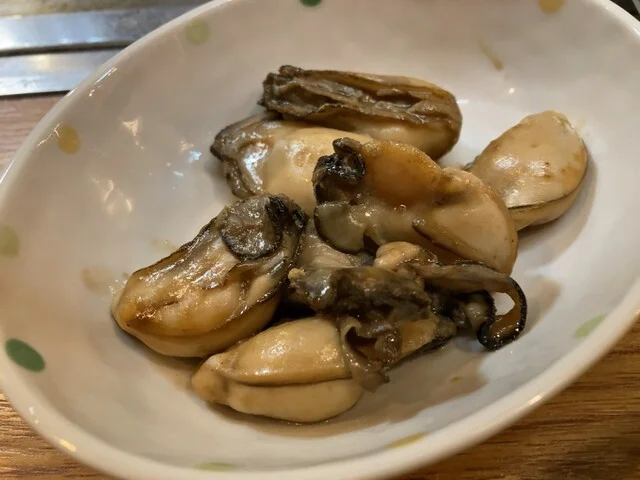 牡蠣のバター醤油