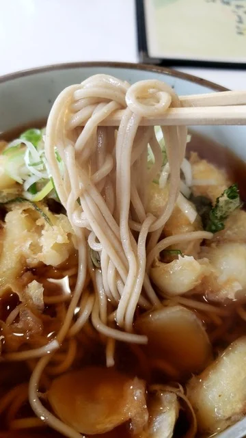 ゆり根かきあげそば