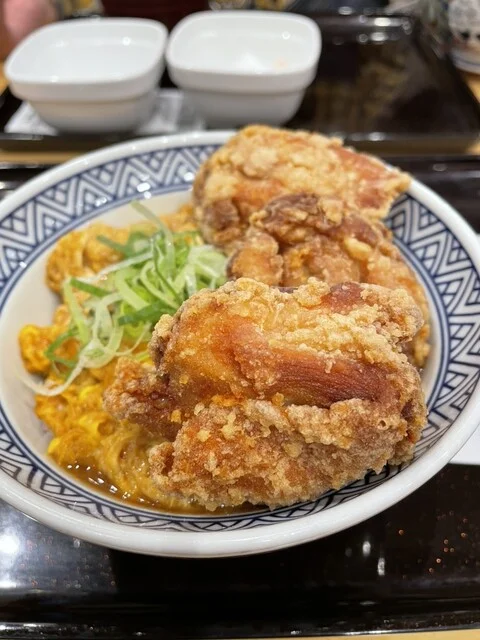 唐揚げ親子丼