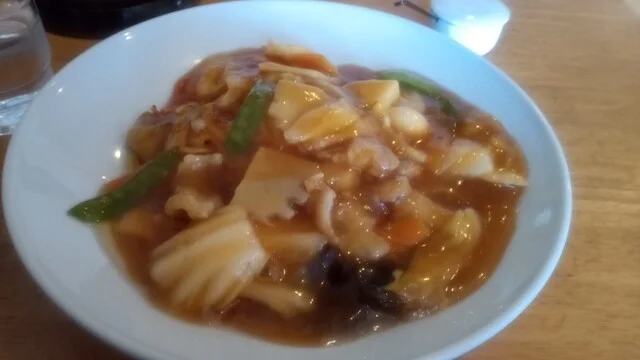 五目あんかけ焼きそば