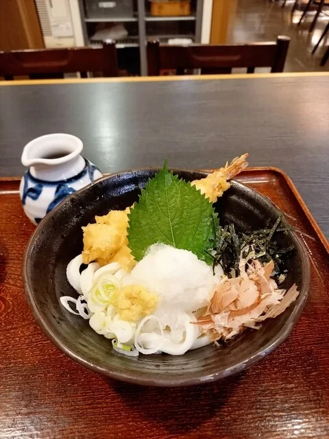 冷やし海老天おろし