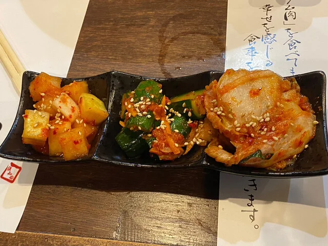 キムチ三種盛