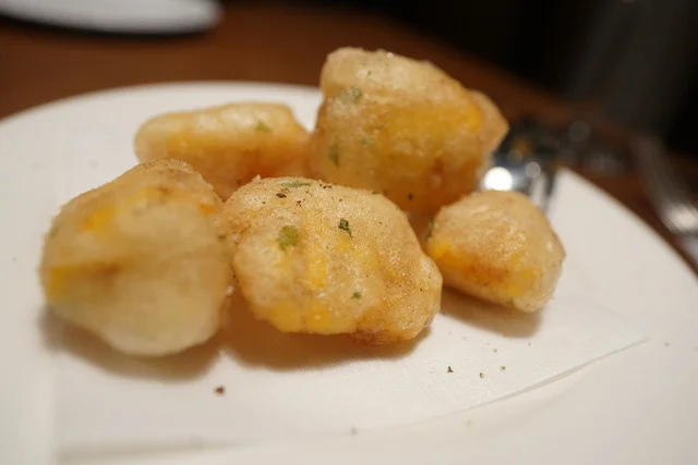 とうきびとホタテのフリット