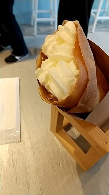 塩キャラメルクレープ