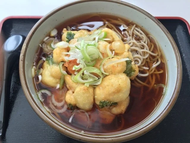 ゆり根かきあげそば（冷）