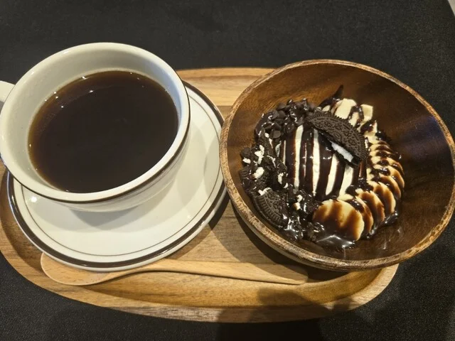 オレオボウルとコーヒー