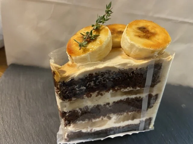 グルテンフリー キャラメルバナナケーキ