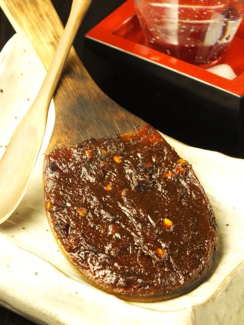 そば味噌の炙り