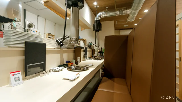 店内カウンター席