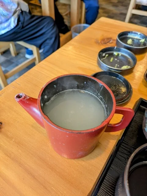 蕎麦湯