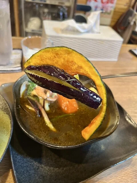 かぼちゃと茄子