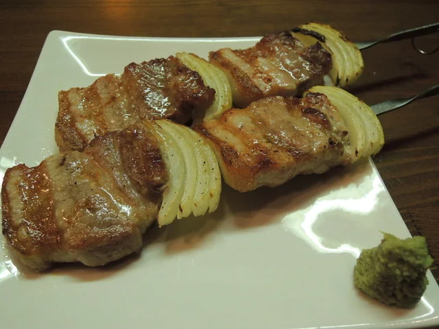 厚切り豚バラ串