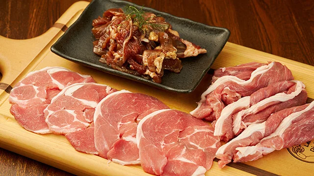 ジンギスカン3種盛り