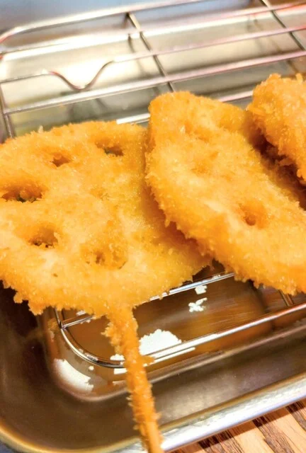 れんこん串揚げ