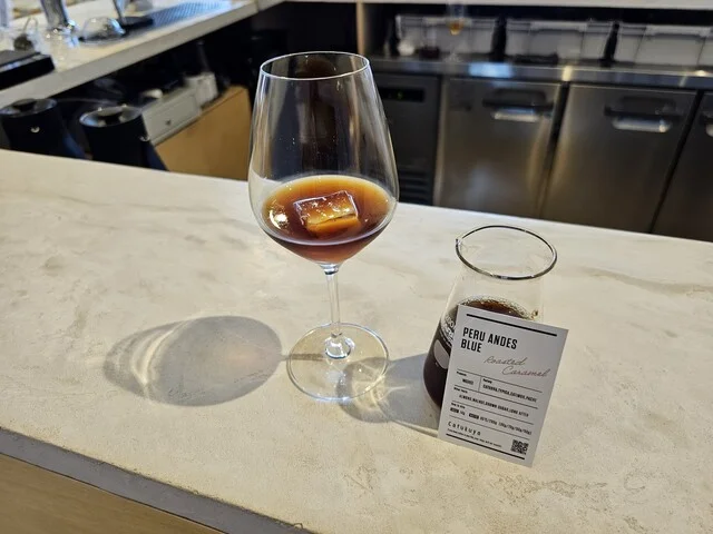 ローステッドキャラメルアイスコーヒー